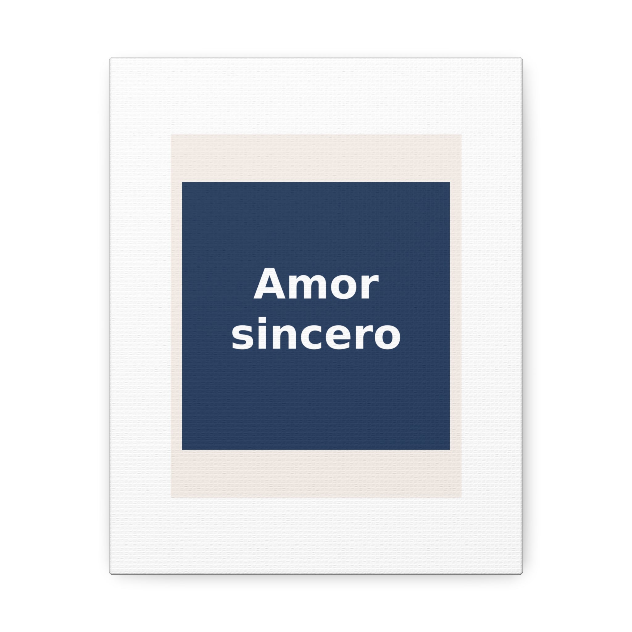 "Amor sincero" Black Cat Canvas | College Girl Gift | Fashion | KayKay Classics