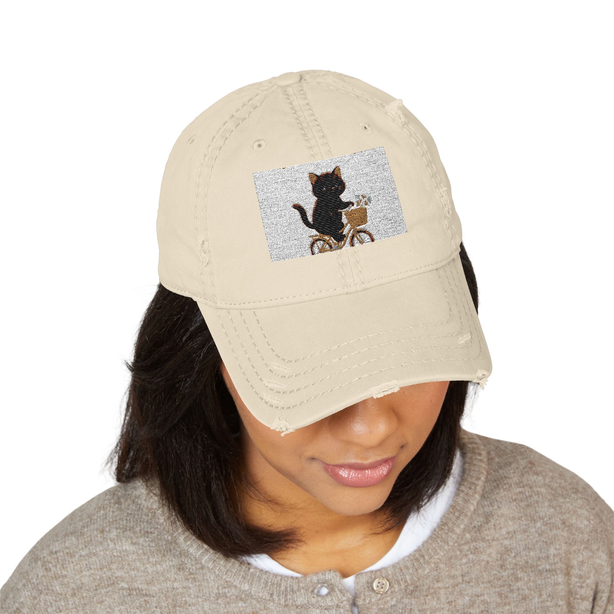 "Life Behind Bars" Black Cat Dad Hat | College Girl Gift | Fashion | KayKay Classics