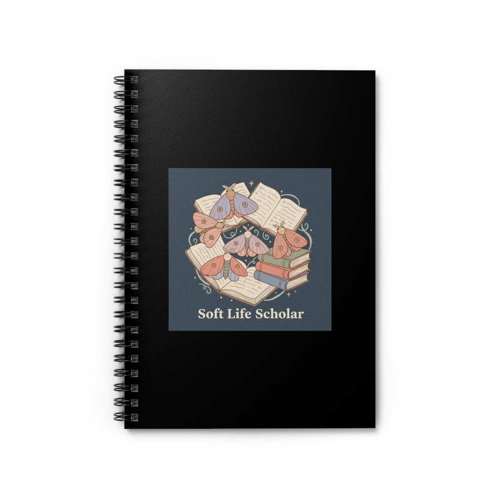 soft life scholar square Spiral Notebook