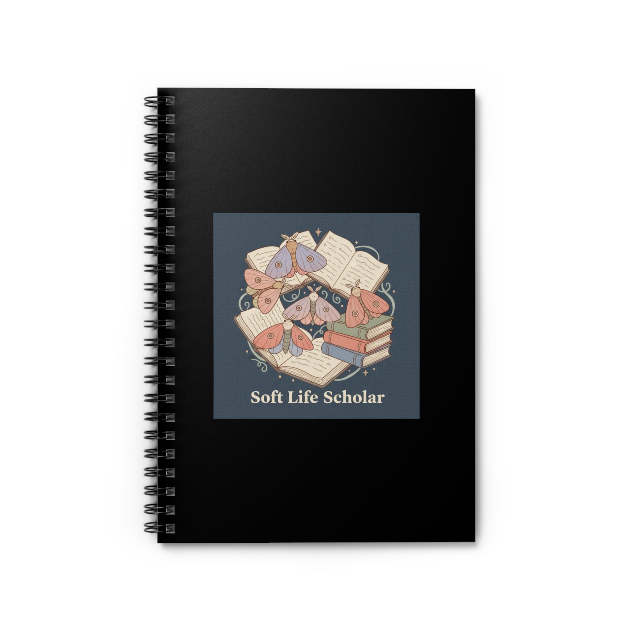 soft life scholar square Spiral Notebook