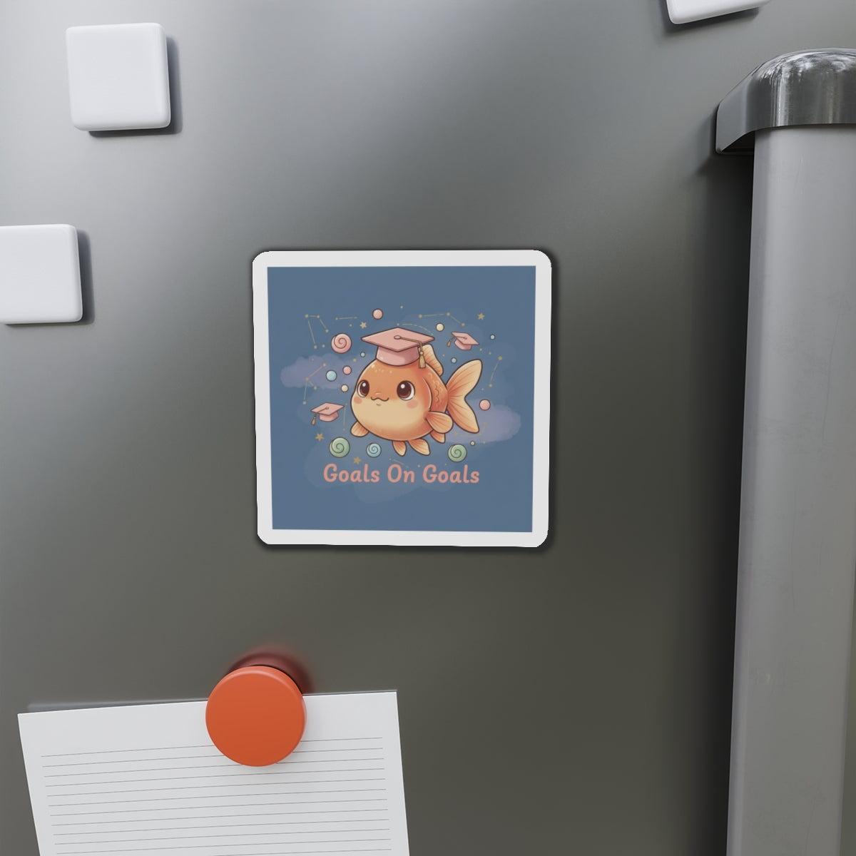 Goldfish Die-Cut Magnet – Goals on Goals