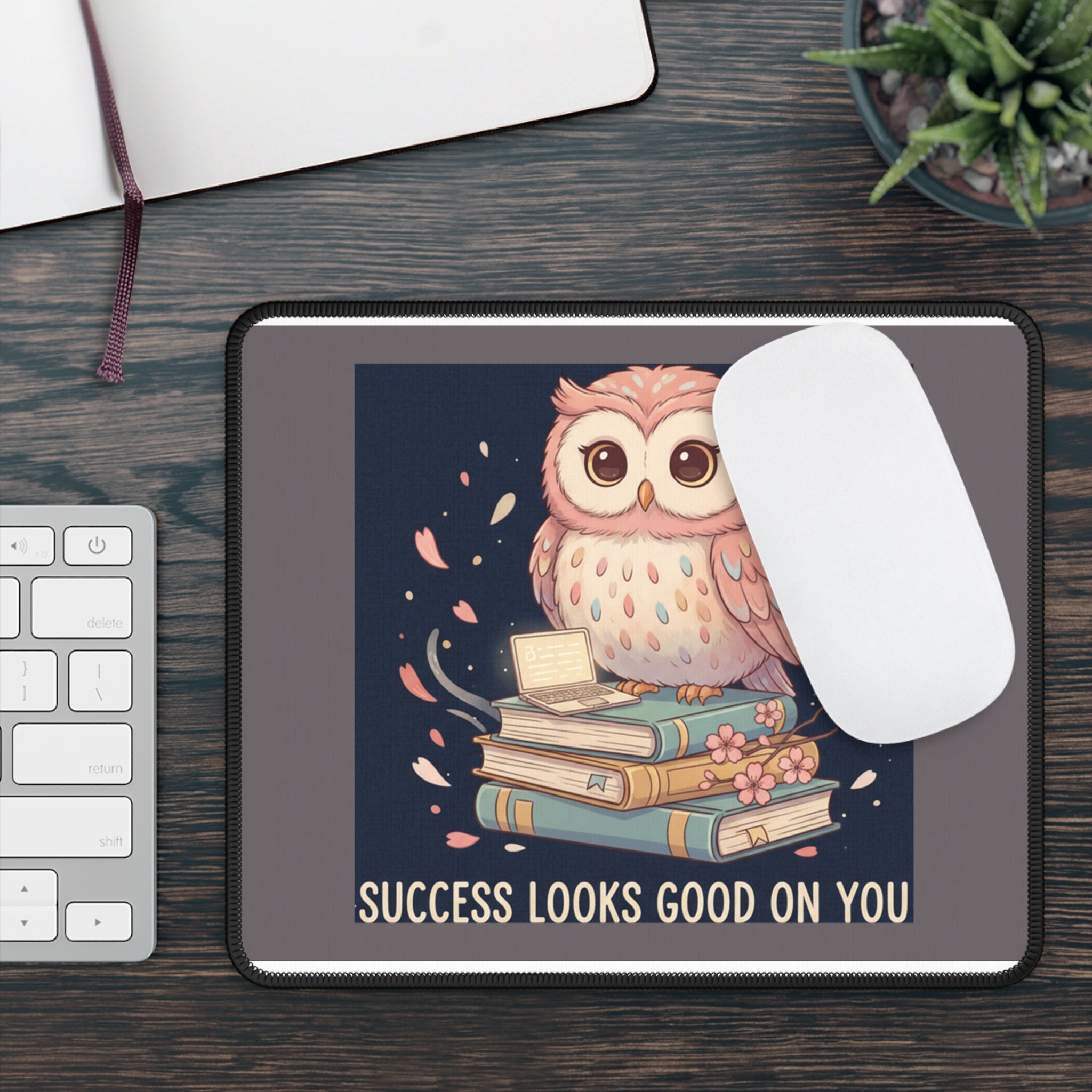 Owl Mouse Pad – Success Looks Good on You
