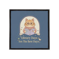 Cat Iron-On Patch – Library Days Are the Best Days