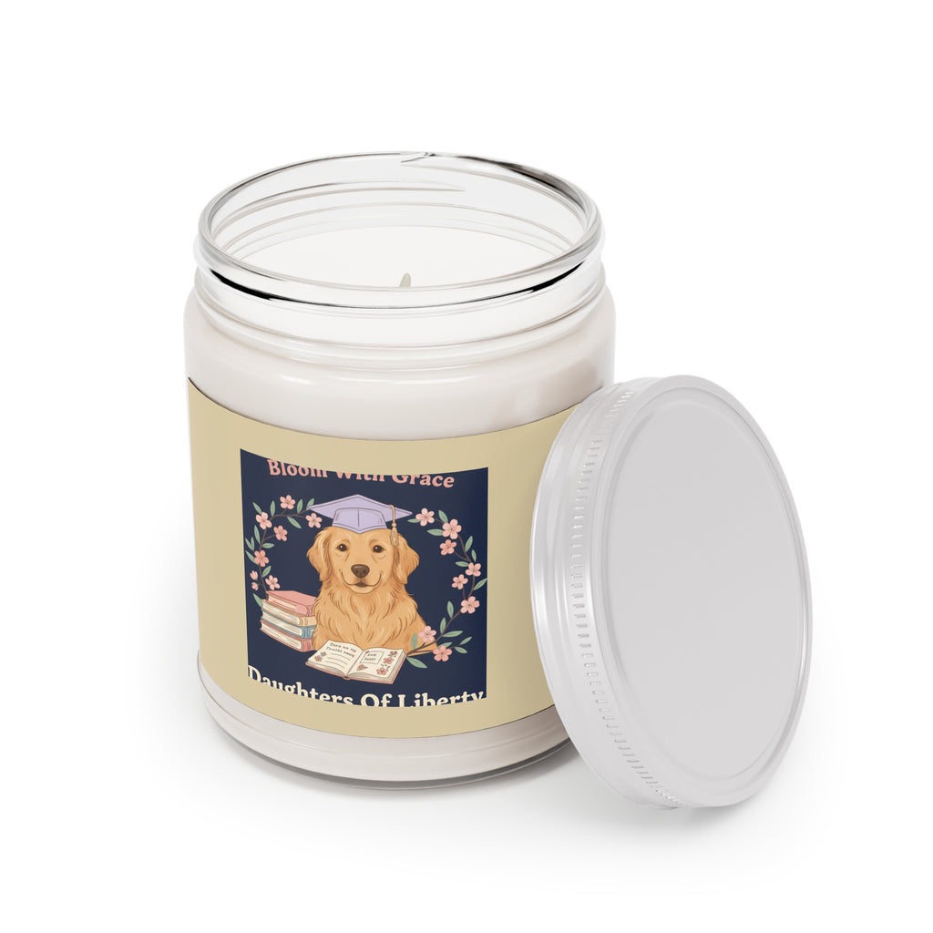 Golden Retriever Scented Candle – Bloom With Grace