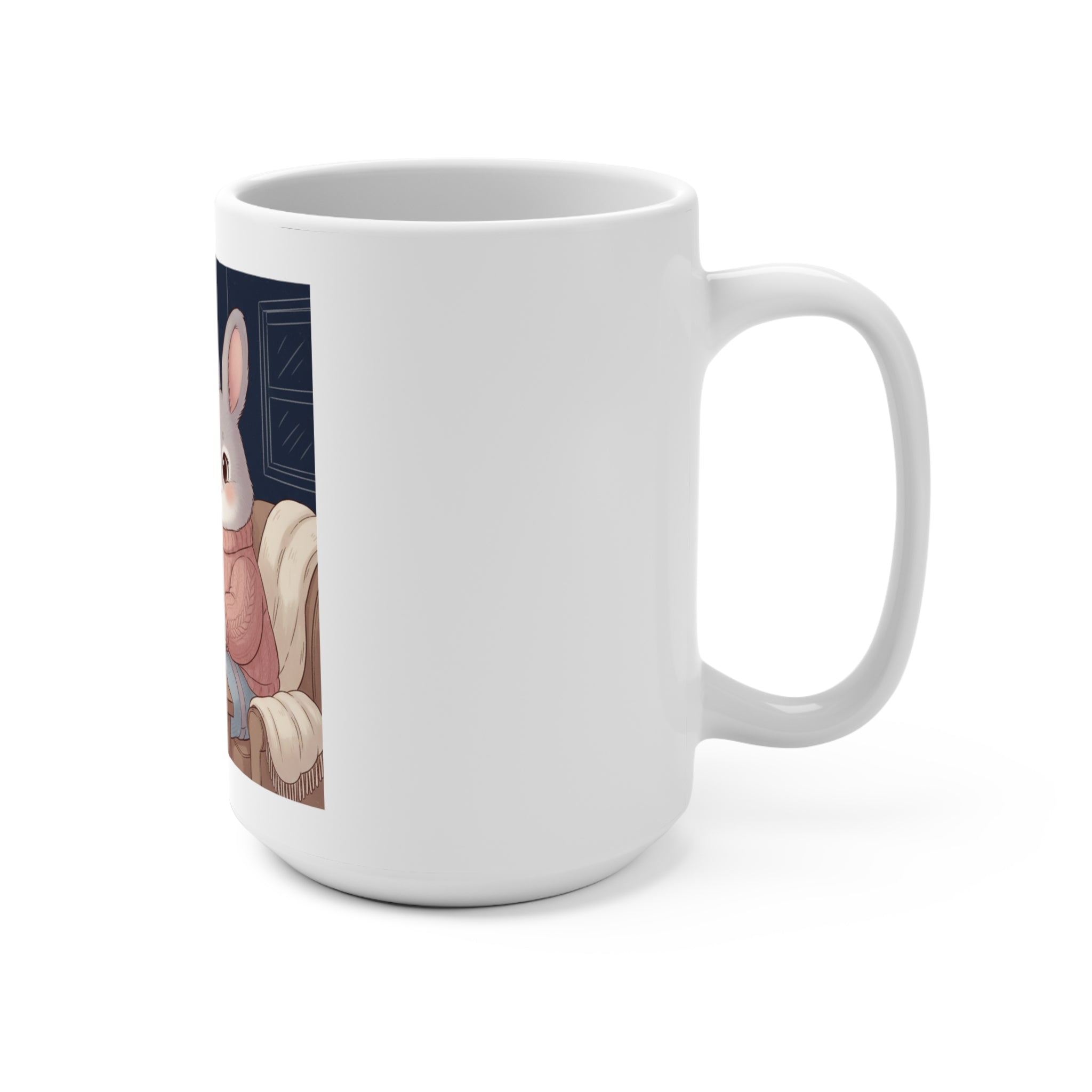 Bunny Mug 15oz – Study Now Slay Later
