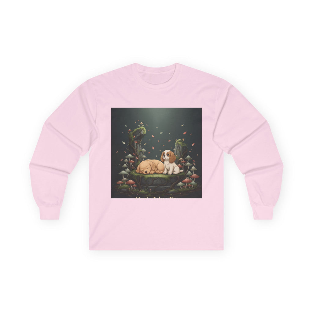 Puppies Long Sleeve Tee – Magic Takes Time