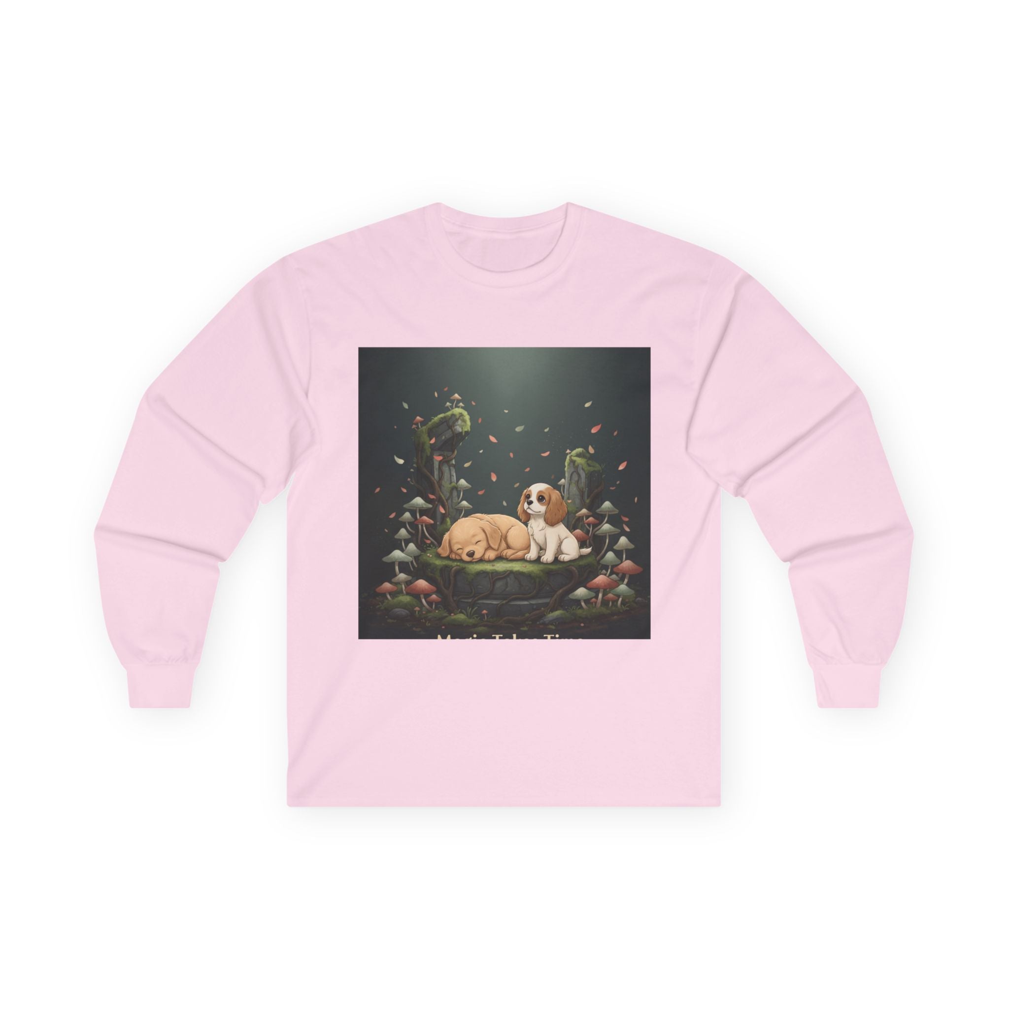 Puppies Long Sleeve Tee – Magic Takes Time