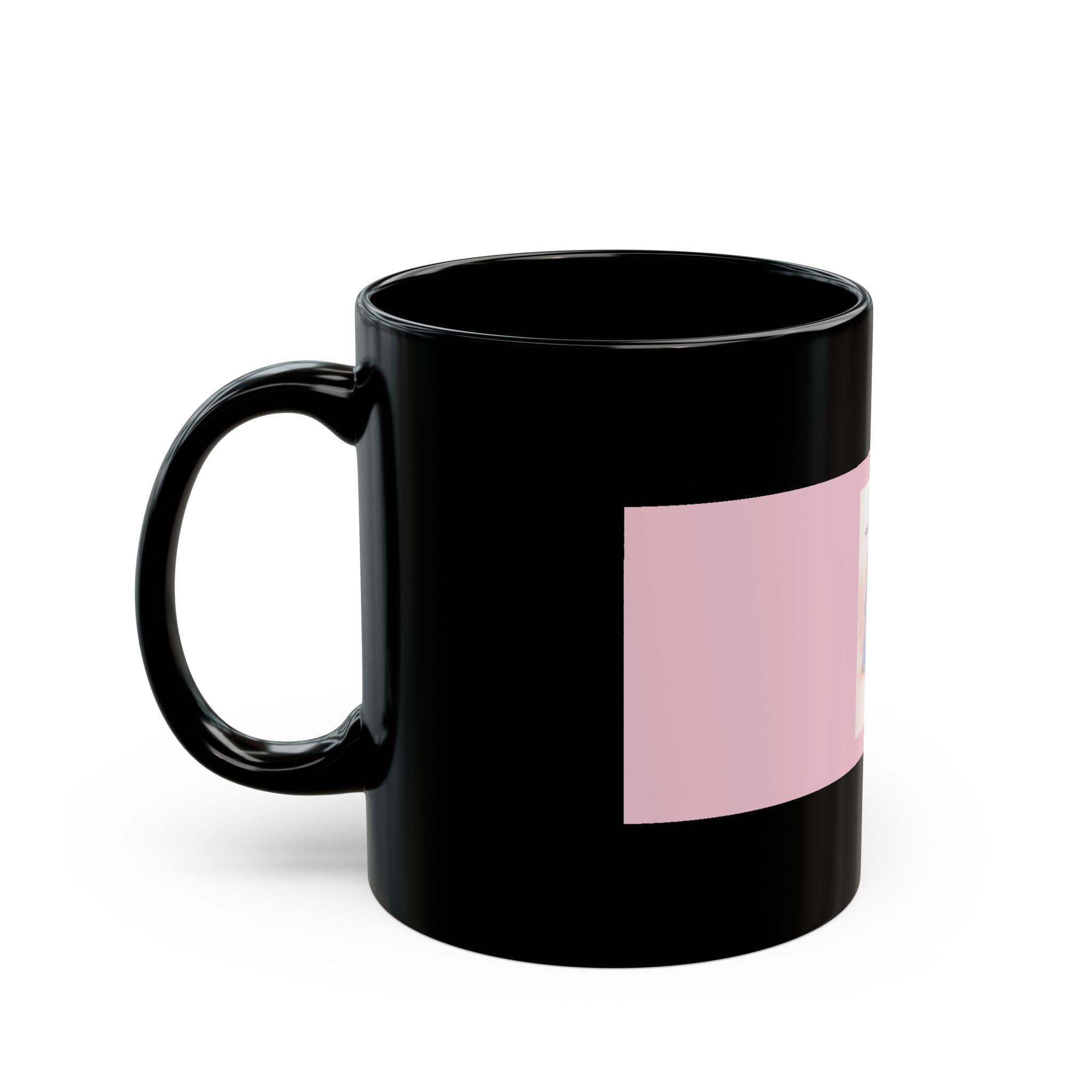 "YOU'RE NEVER TOO MUCH" Black Cat Black Mug | College Girl Gift | Fashion | KayKay Classics