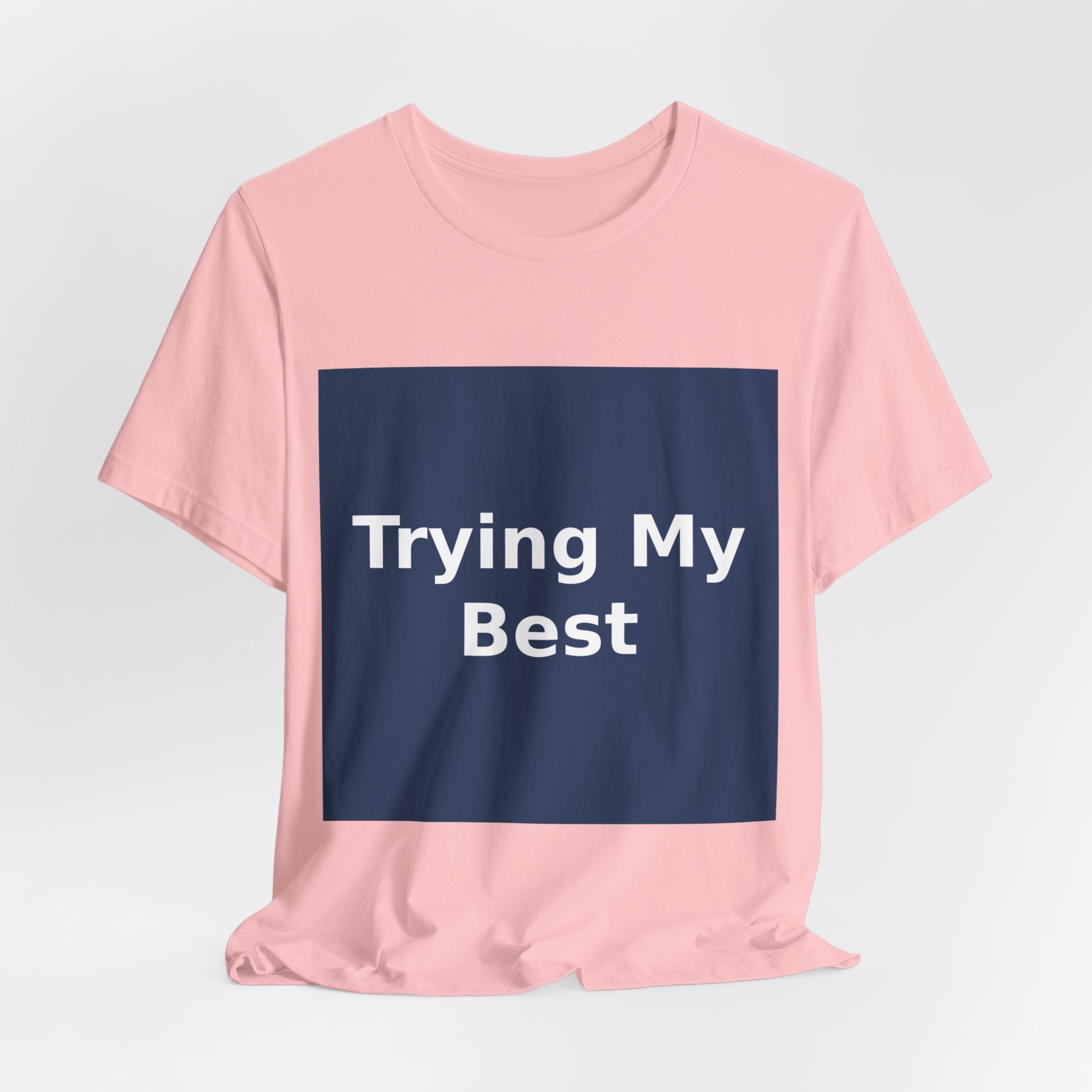 "Trying My Best" Black Cat Women Tee | College Girl Gift | Fashion | KayKay Classics