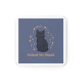 Black Cat Cork Coaster – United We Stand