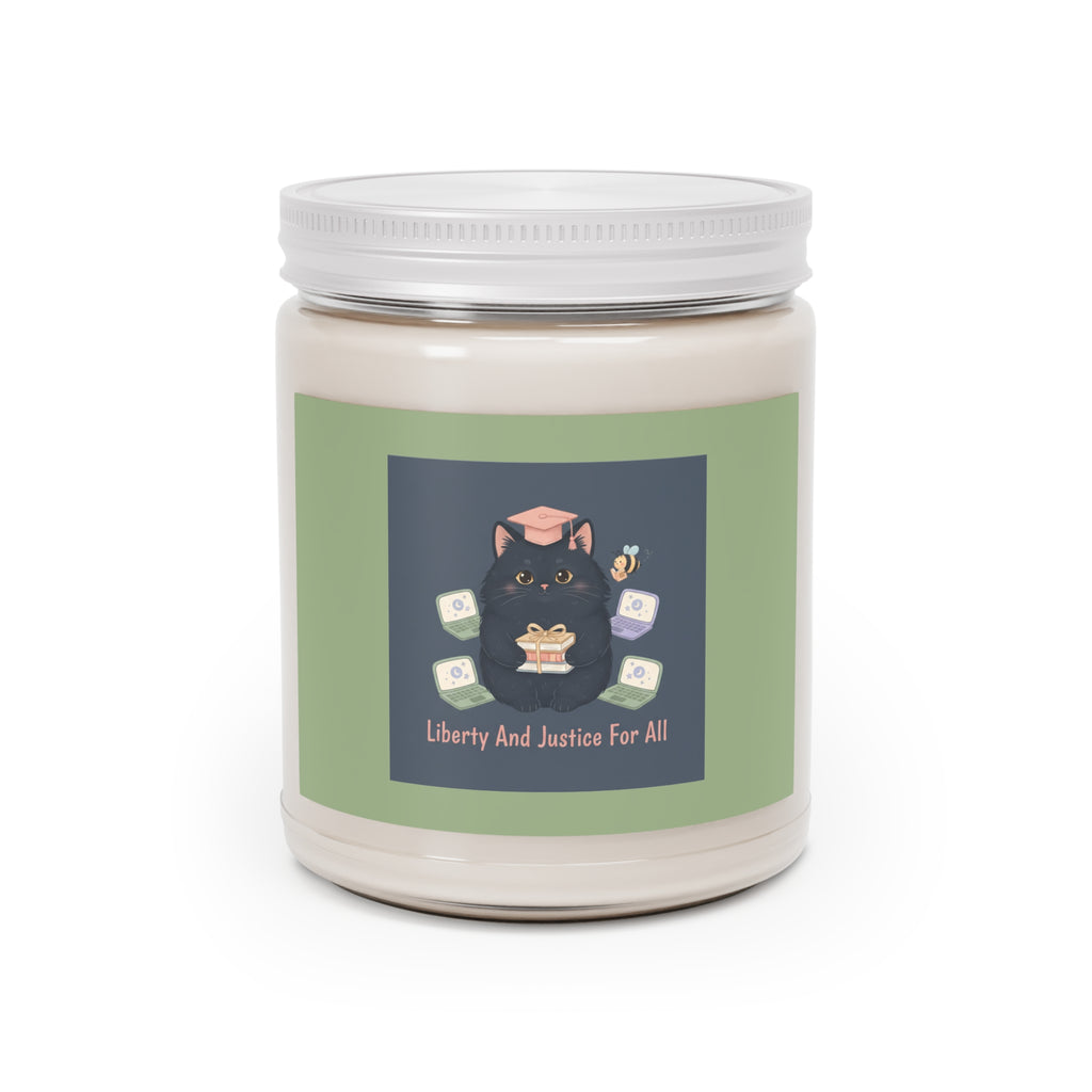 Black Cat Scented Candle – Liberty and Justice for All