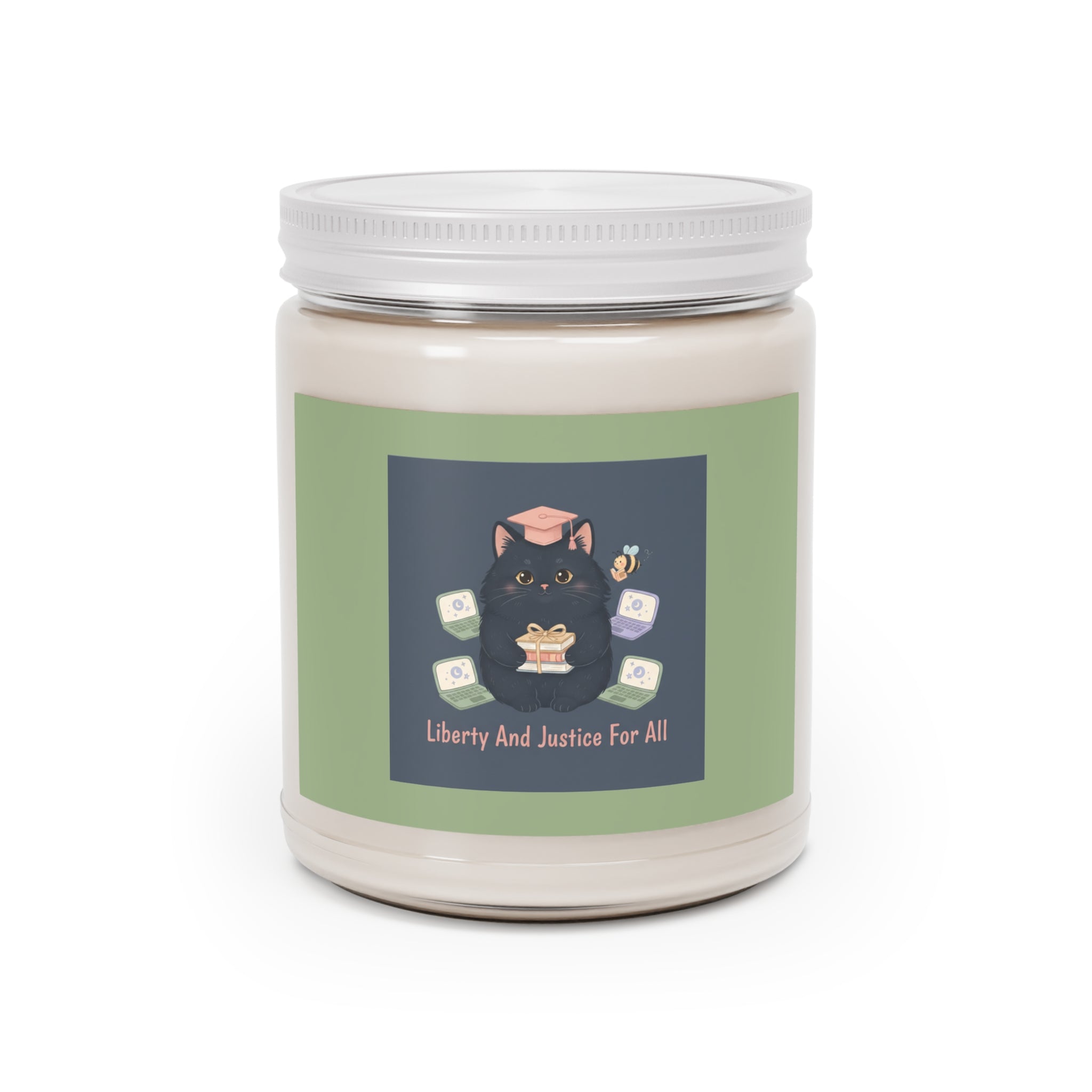 Black Cat Scented Candle – Liberty and Justice for All