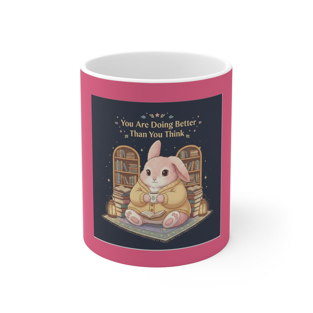 Bunny Mug 11oz – You Are Doing Better Than You Think