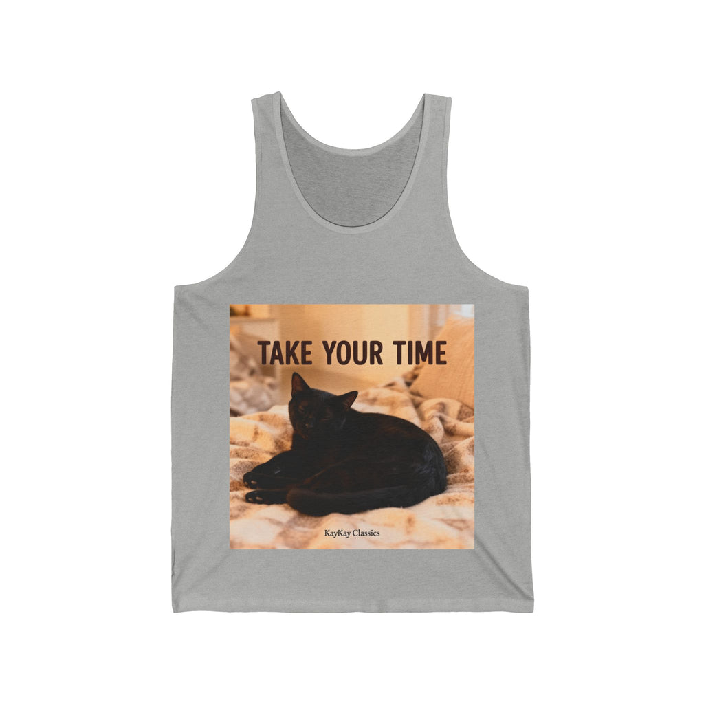 TAKE YOUR TIME Cat Tank Top