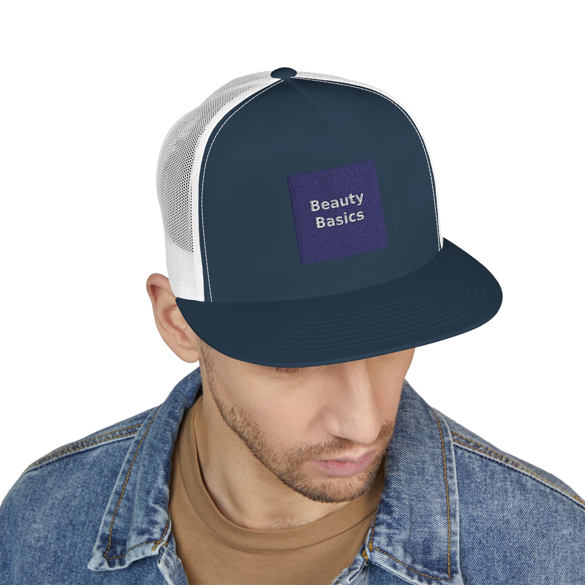 "Beauty Basics" Black Cat Trucker Cap | Trendy Gift for Her | Lifestyle | KayKay Classics