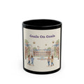 Goals On Goals Bees Black Mug 11oz