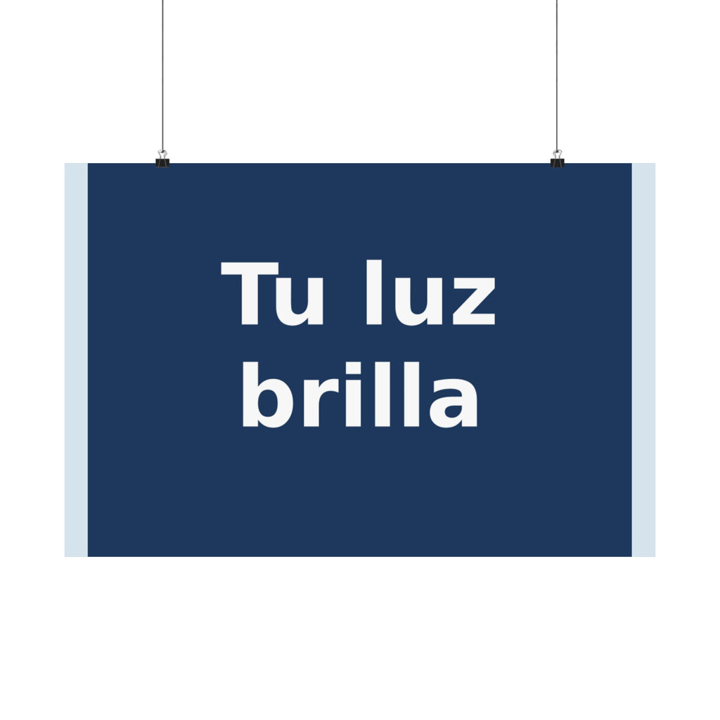 "Tu luz brilla" Black Cat Poster | Trendy Gift for Her | Lifestyle | KayKay Classics
