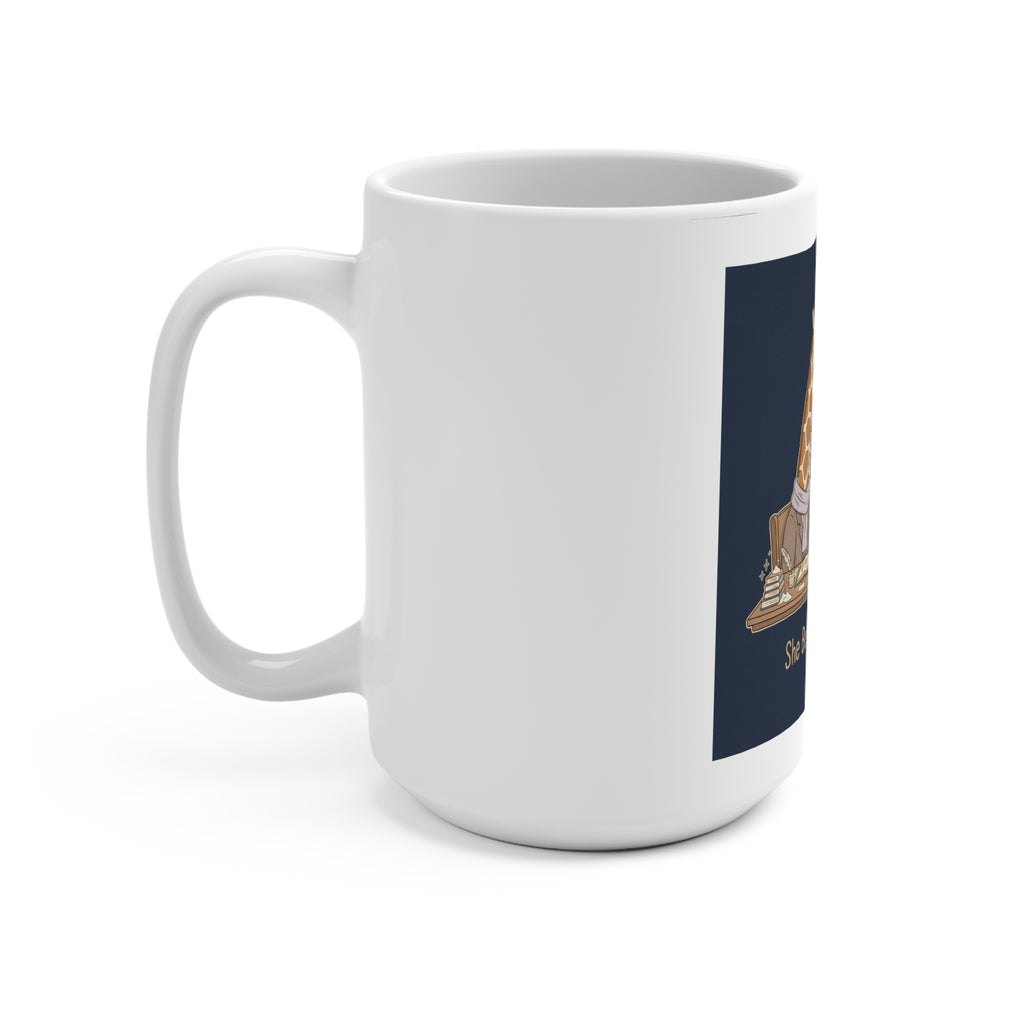She Believed She Could Giraffe Mug 15oz