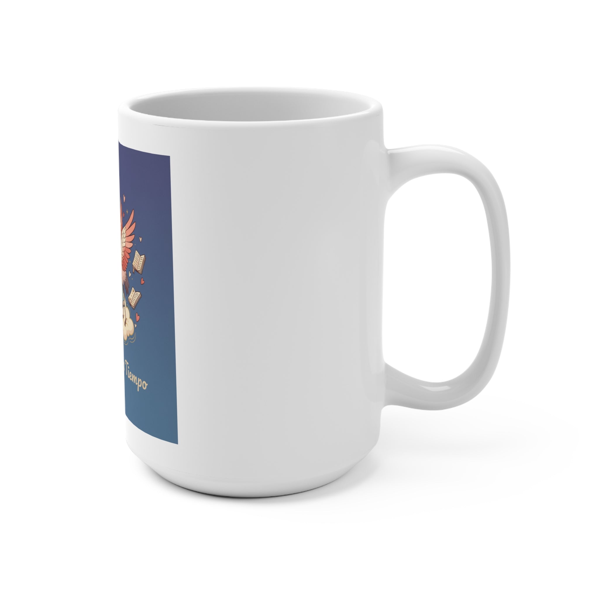 La Magia Toma Tiempo Flamingo Mug 15oz