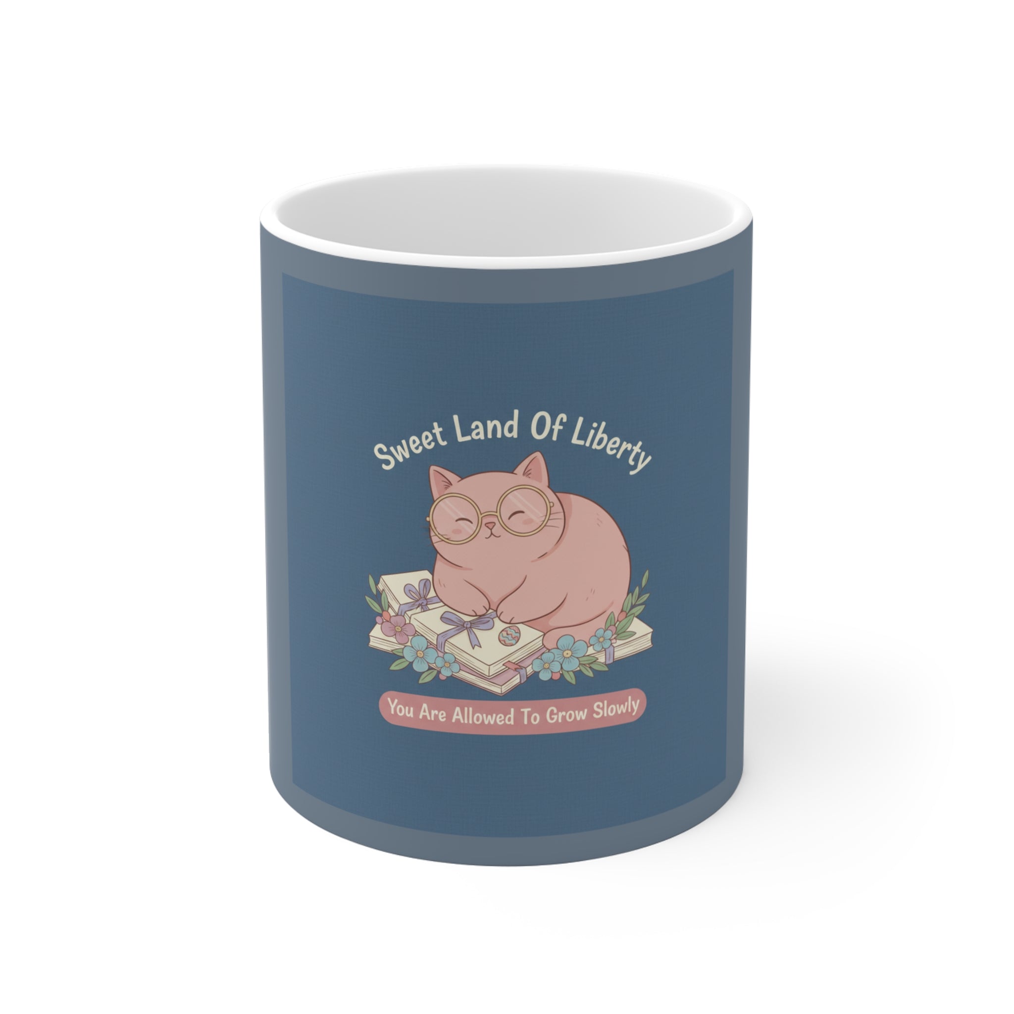 Cat Mug 11oz – Sweet Land of Liberty
