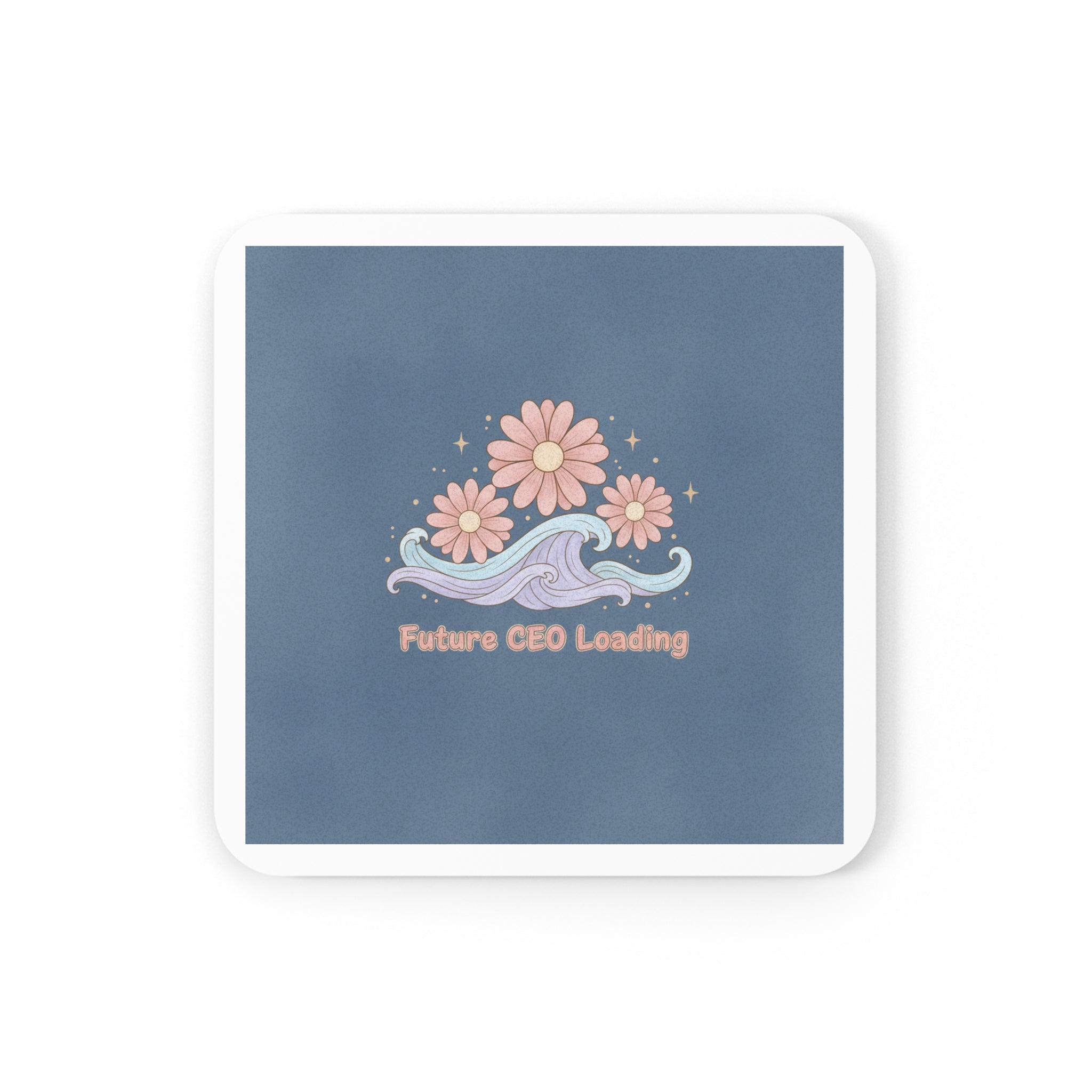 Daisies And Gentle Waves Cork Coaster – Future Ceo Loading