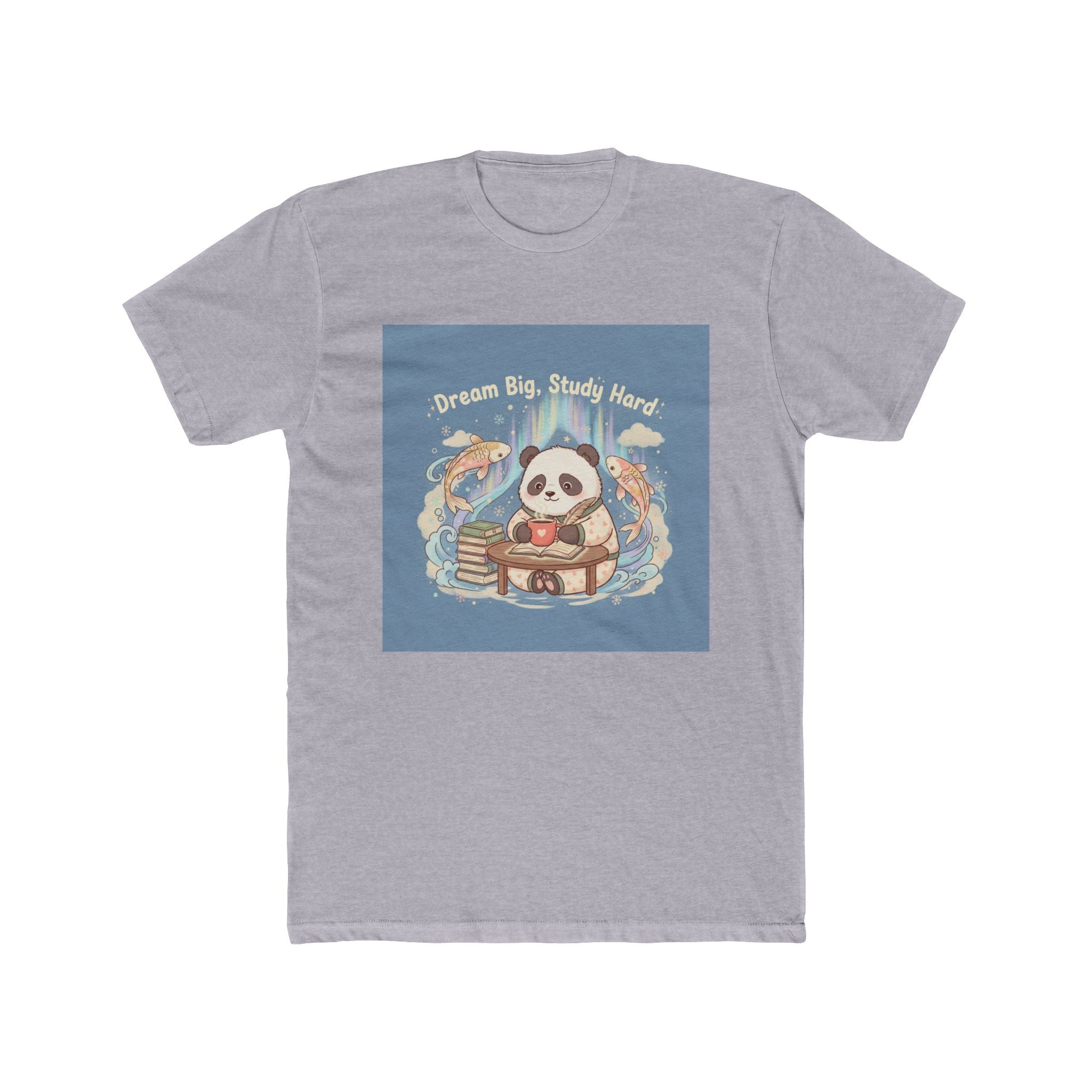 Dream Big, Study Hard Panda Unisex Tee