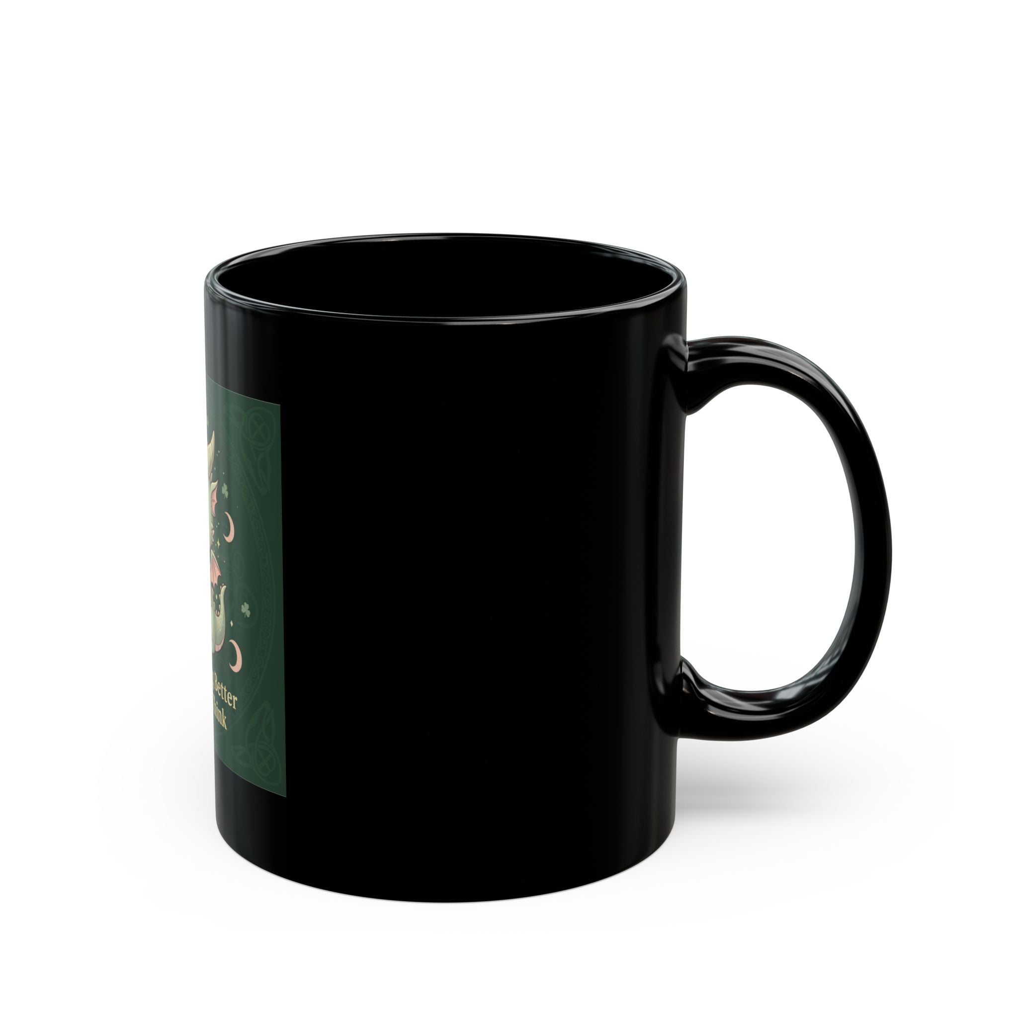 Bunny Black Mug 11oz