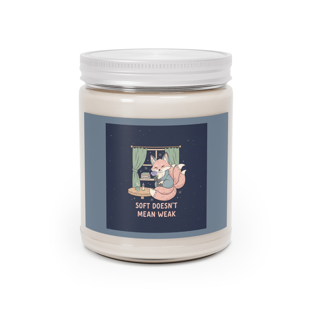 Bear Scented Candle – Soft Doesnt Mean Weak