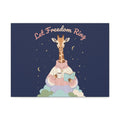 Giraffe Canvas Print – Let Freedom Ring