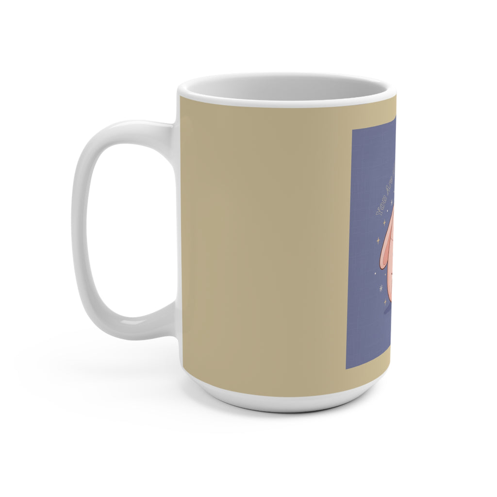Rabbit Mug 15oz – You Are Allowed to Grow Slowly