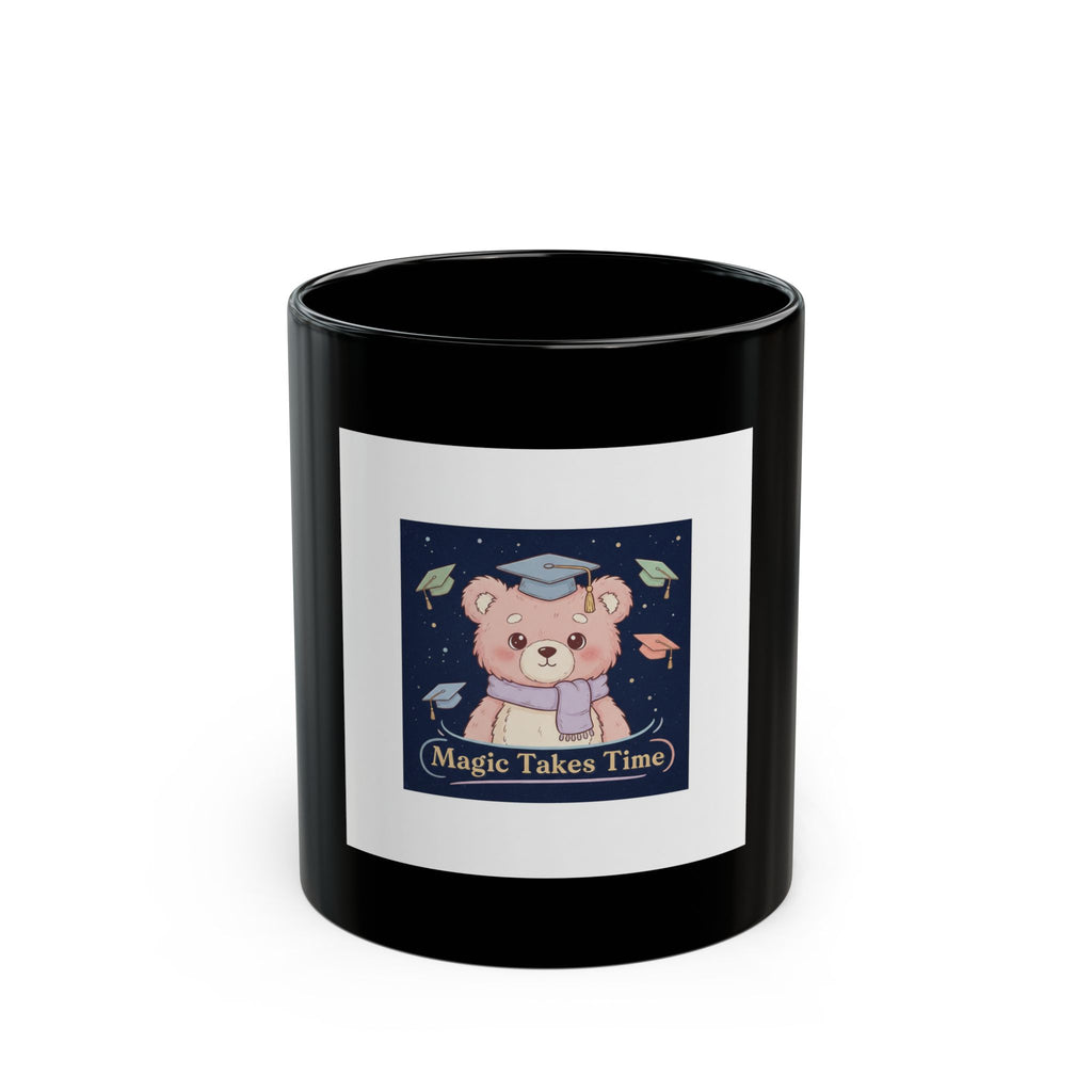 Bear Black Mug 11oz – Magic Takes Time