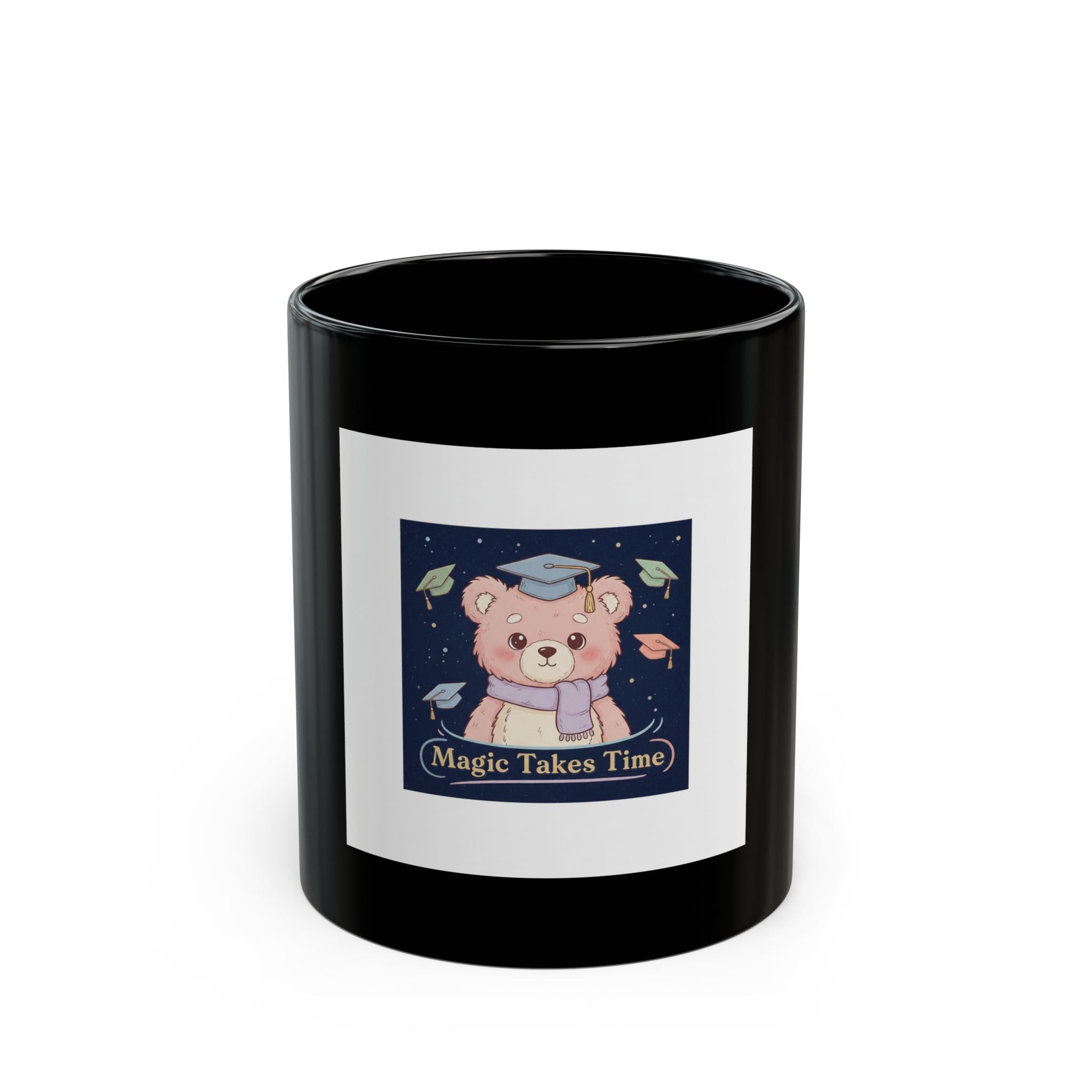 Bear Black Mug 11oz – Magic Takes Time