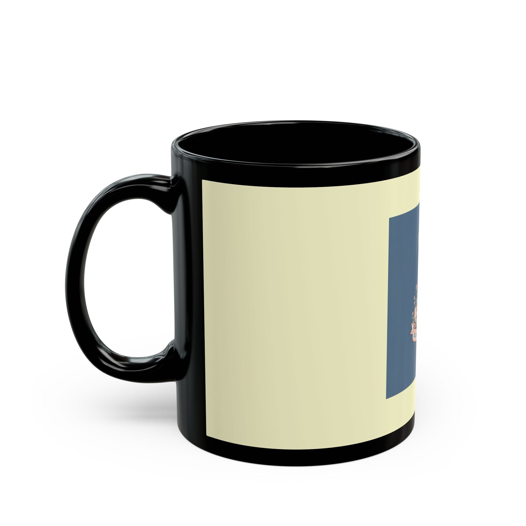 Bunny Black Mug 11oz – Bloom at Your Own Pace