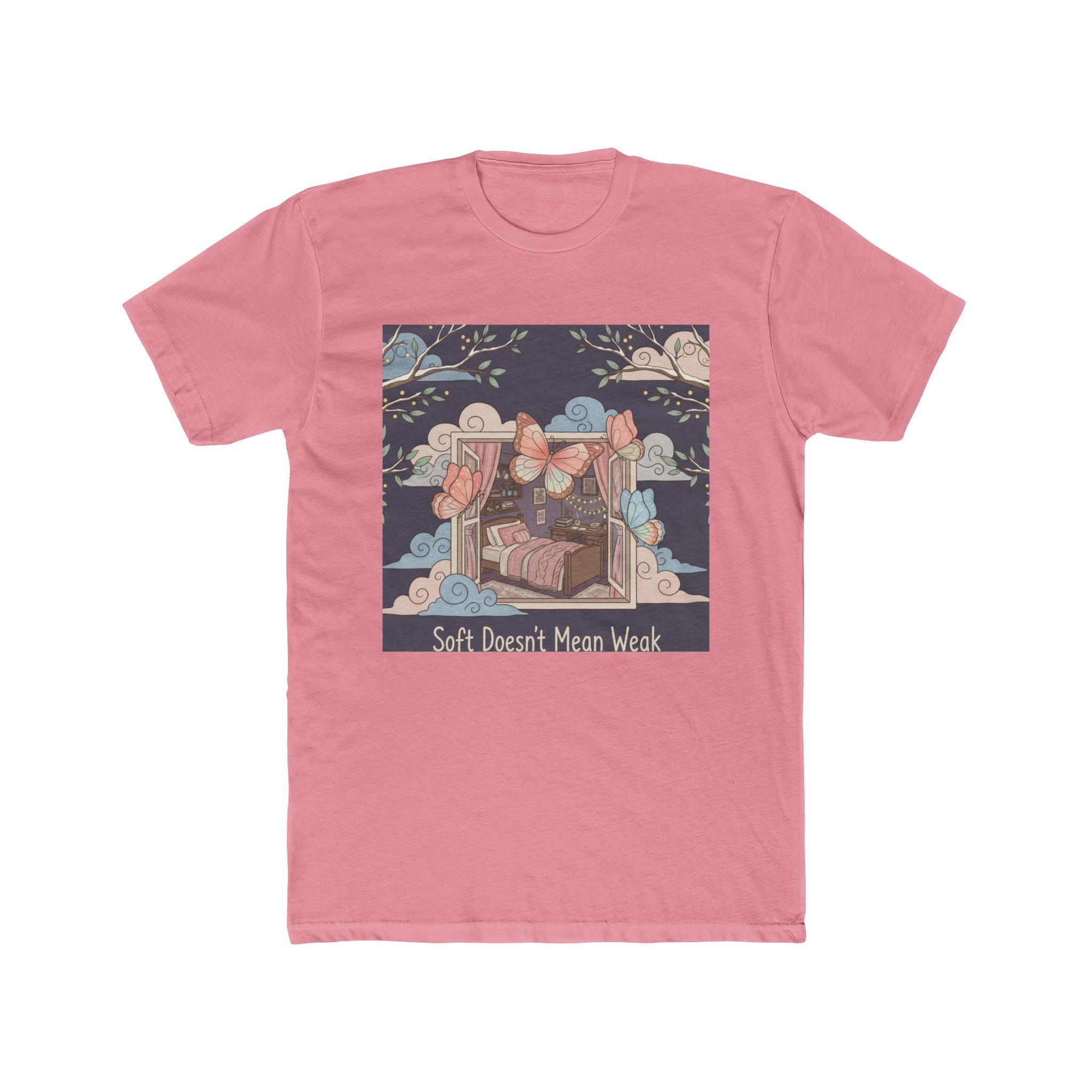 Butterflies Unisex Tee – Soft Doesnt Mean Weak