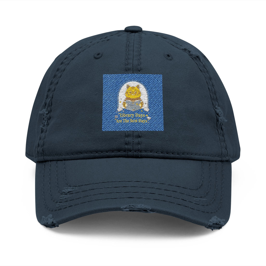 Cat Dad Hat – Library Days Are the Best Days