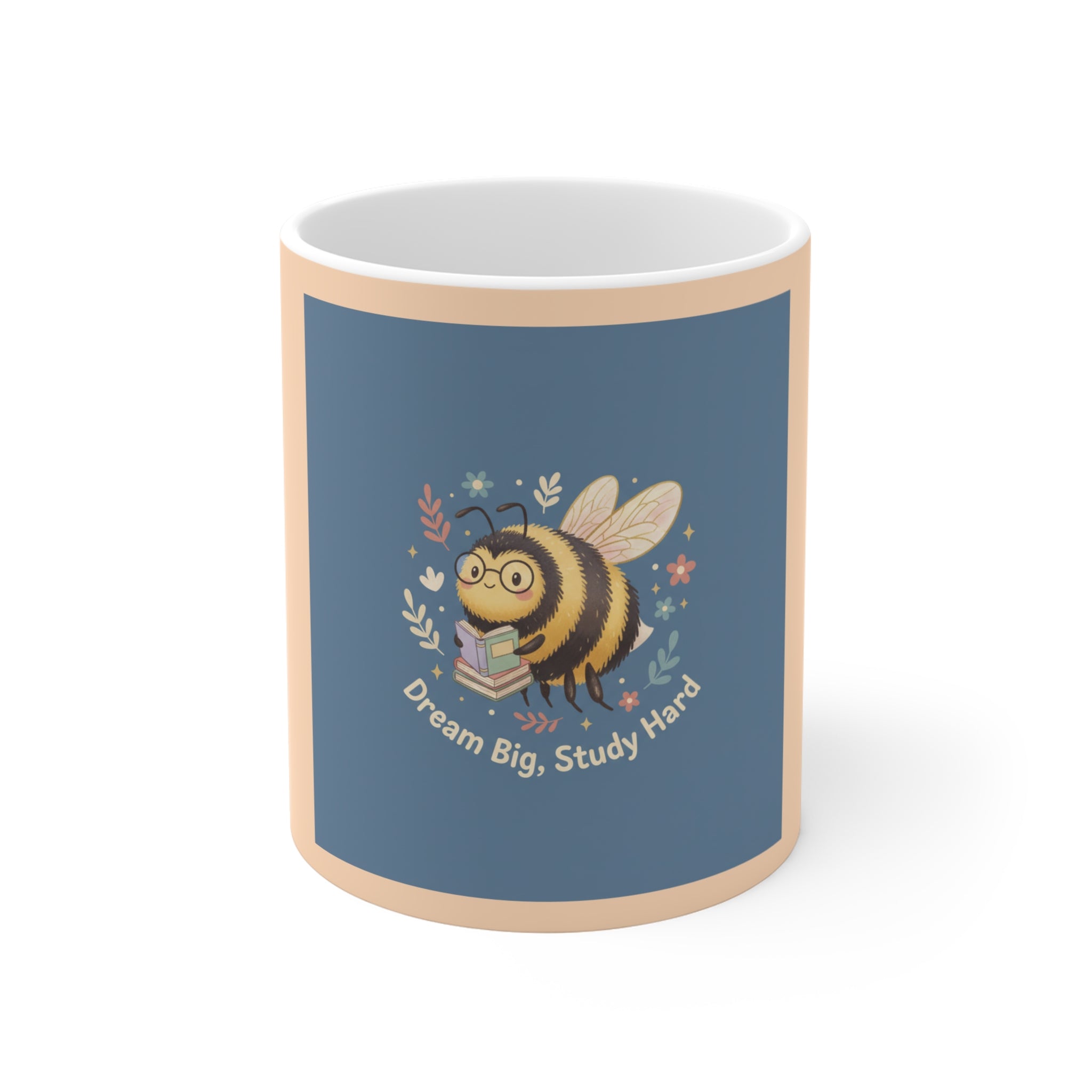 Bee Mug 11oz – Dream Big Study Hard