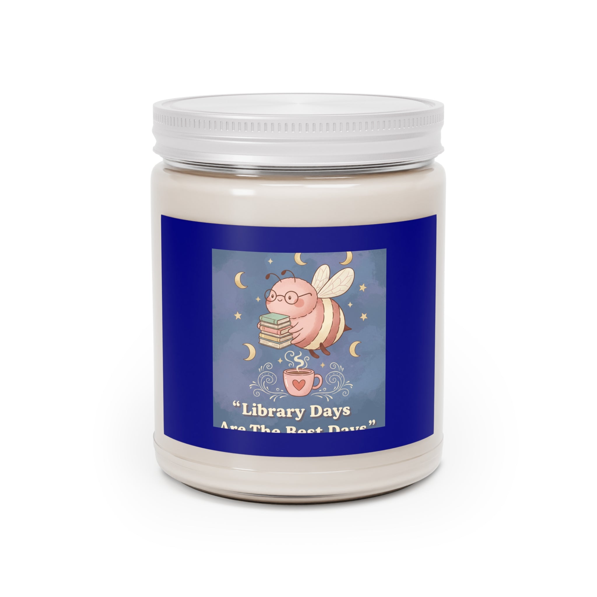 Bee Scented Candle – Library Days Are the Best Days