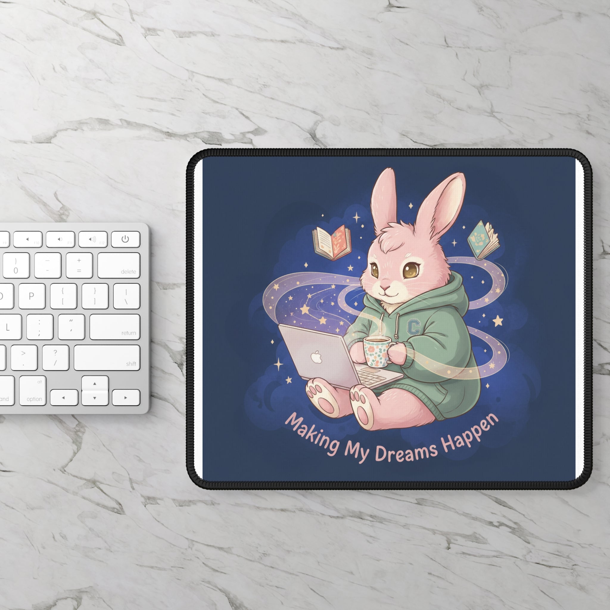 Rabbit Mouse Pad – Making My Dreams Happen
