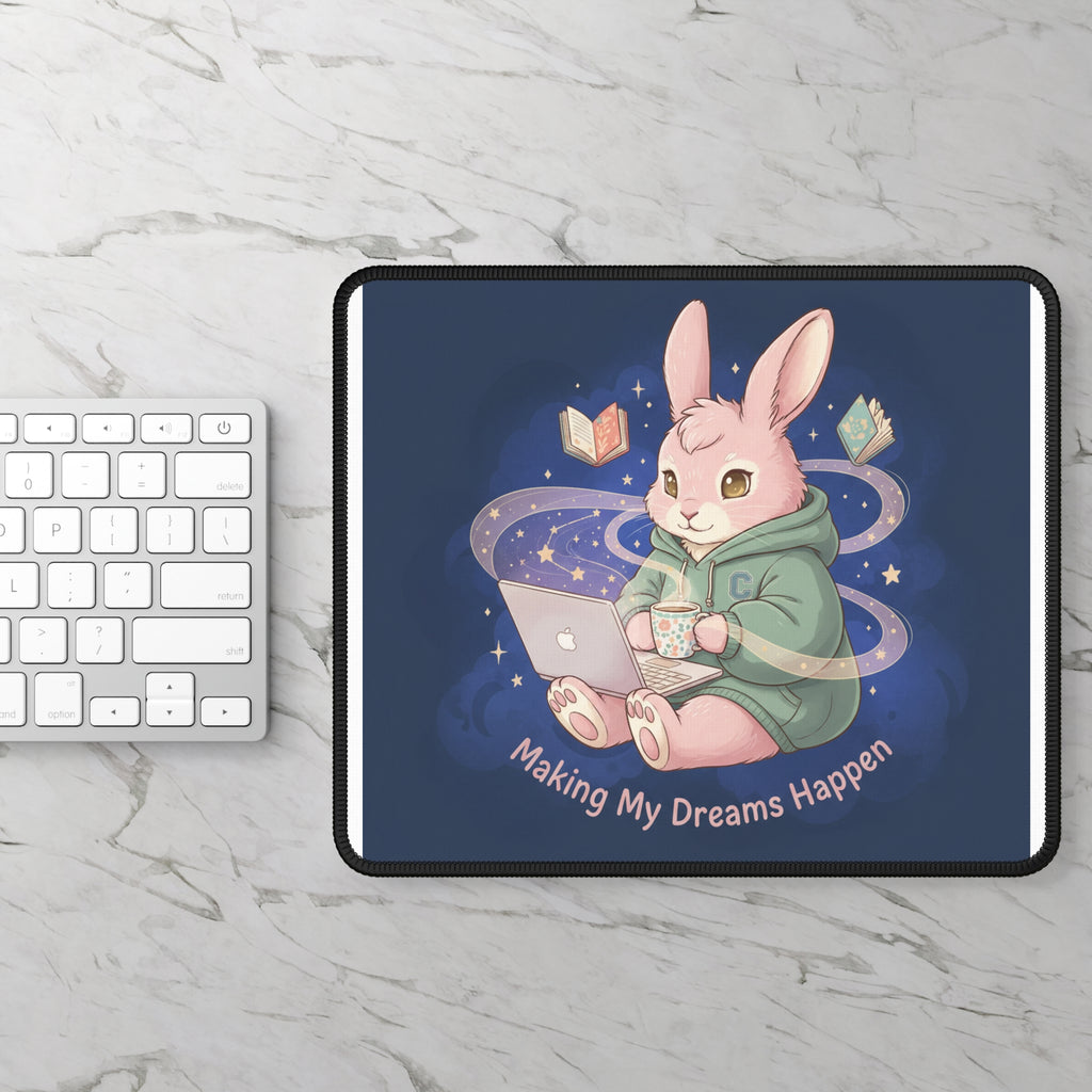 Rabbit Mouse Pad – Making My Dreams Happen