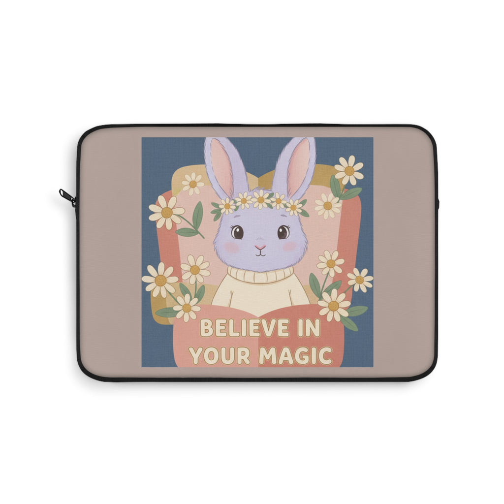 Bunny Laptop Sleeve – Believe in Your Magic