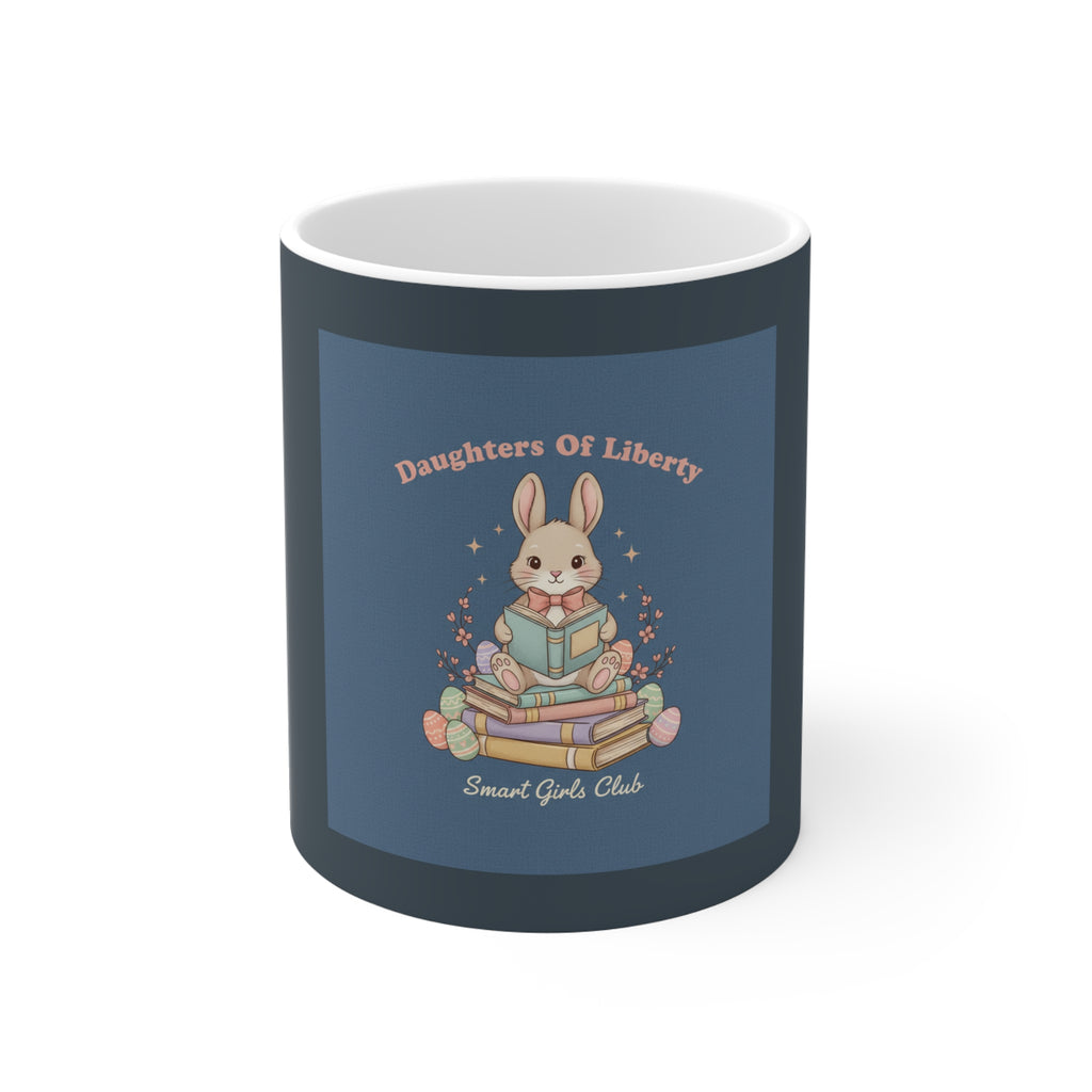 Bunny Mug 11oz – Daughters of Liberty Smart Girls Club