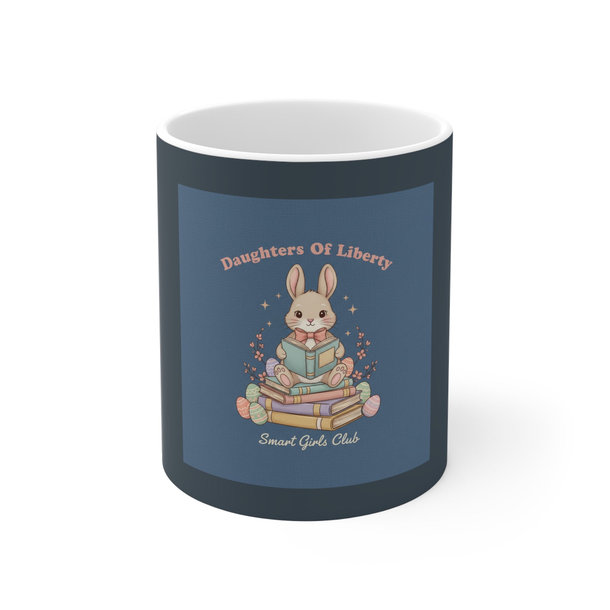 Bunny Mug 11oz – Daughters of Liberty Smart Girls Club