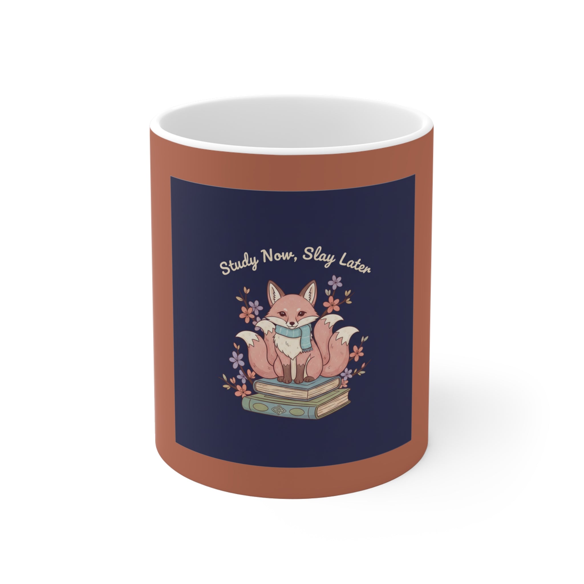 Kitsune Mug 11oz – Study Now Slay Later