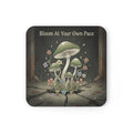 Black Cat Cork Coaster – Bloom at Your Own Pace