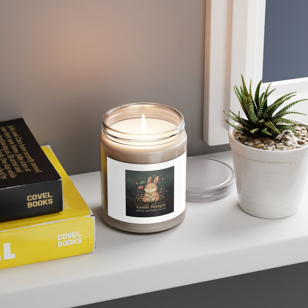 Bunny Scented Candle – Gentle Strength Liberty and Justice for