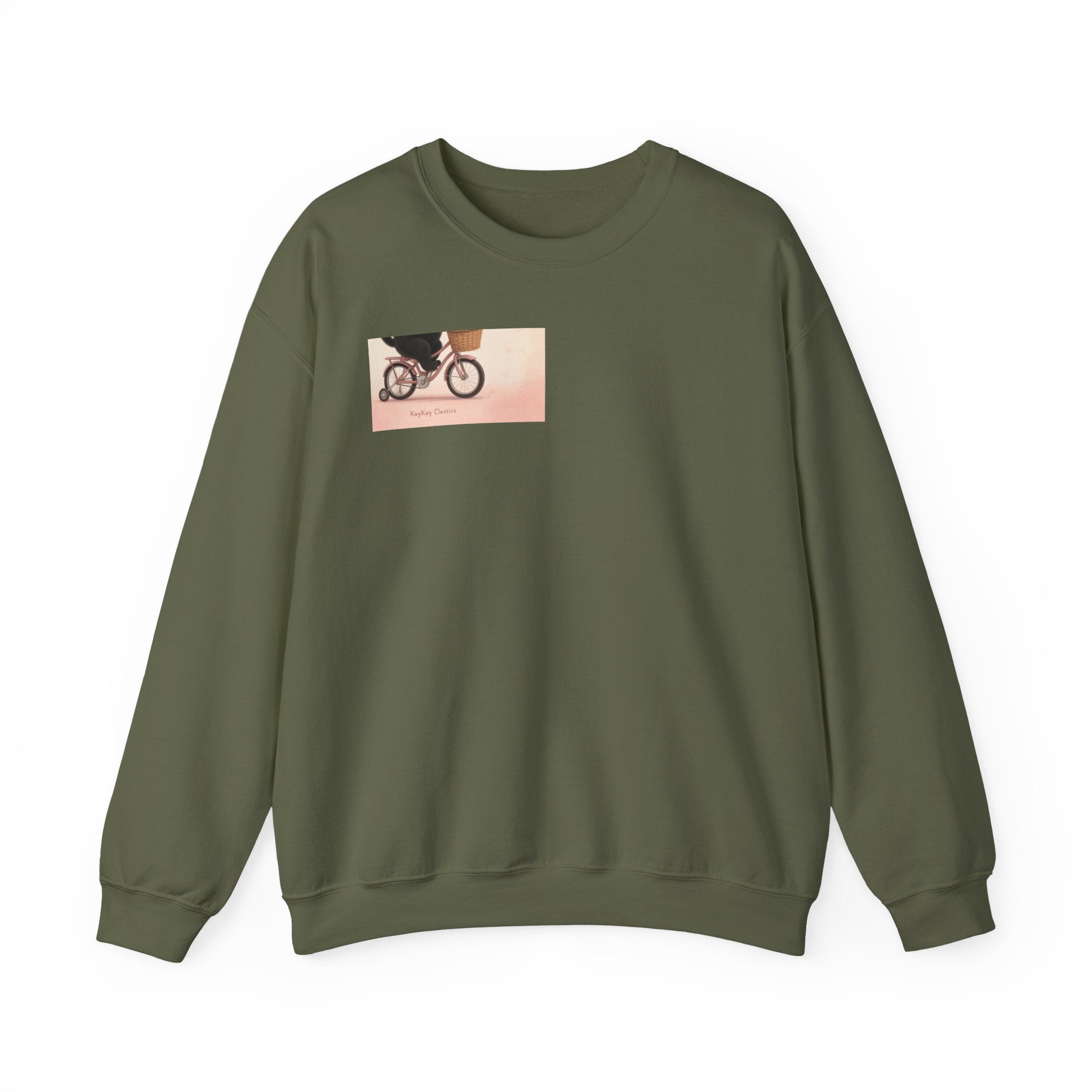 "Life Behind Bars" Black Cat Crewneck | College Girl Gift | Fashion | KayKay Classics