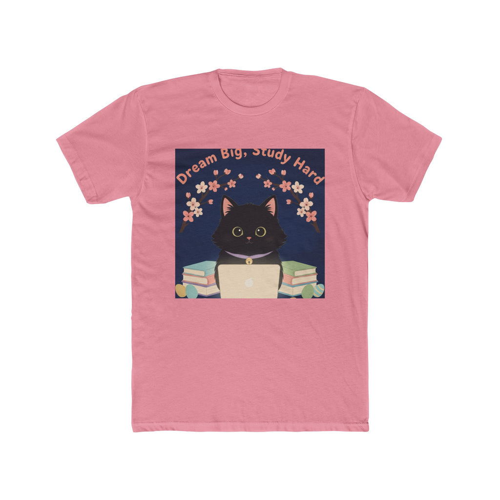 Black Cat Unisex Tee – Dream Big Study Hard