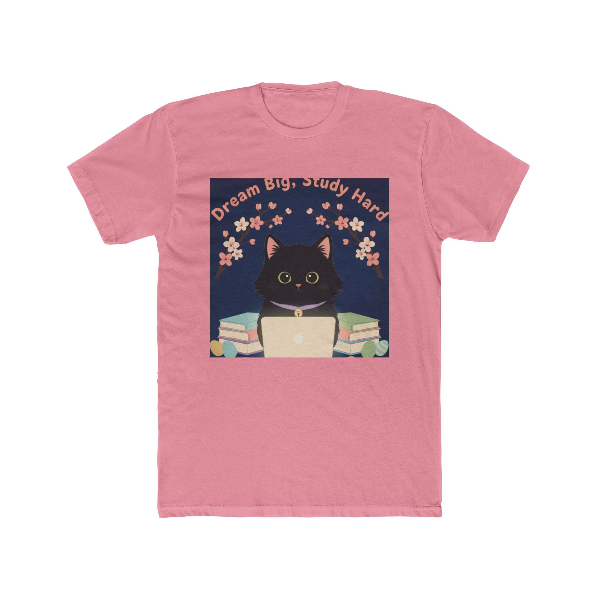 Black Cat Unisex Tee – Dream Big Study Hard