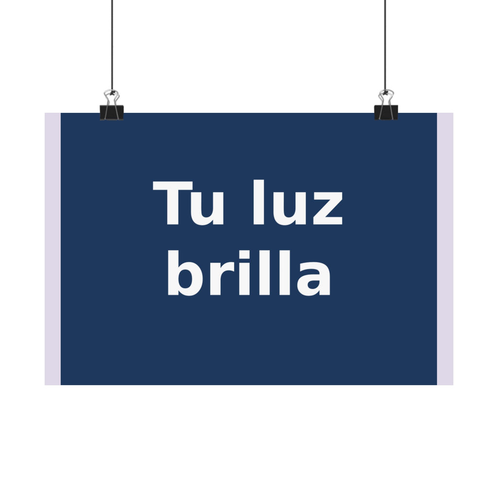 "Tu luz brilla" Black Cat Poster | Trendy Gift for Her | Lifestyle | KayKay Classics