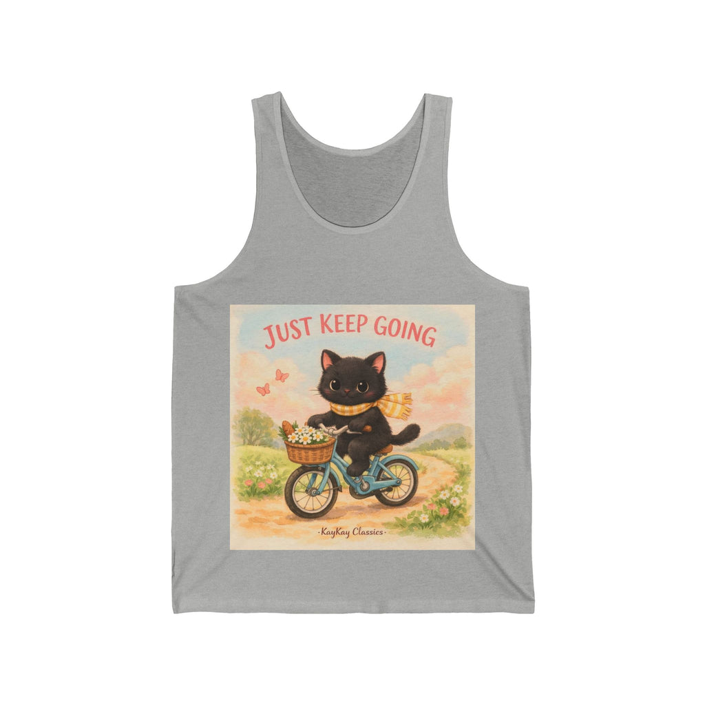 JUST KEEP GOING Cat Tank Top